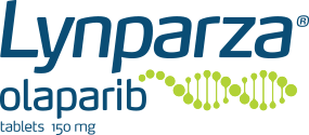 LYNPARZA® (olaparib) Tablets 150 mg Logo